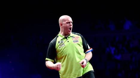 Michael van Gerwen lässt seinem Kontrahenten keine Chance