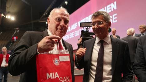 Herbert Hainer (r.) ist der Nachfolger von Uli Hoeneß als Präsident des FC Bayern