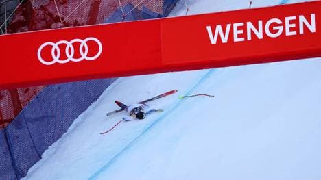 Aleksander Kilde stürzte in Wengen schwer