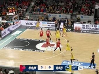 Spiel Highlights zu BMA365 Bamberg Baskets - ALBA BERLIN
