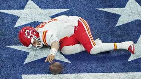 Patrick Mahomes warf im Super Bowl zwei Interceptions