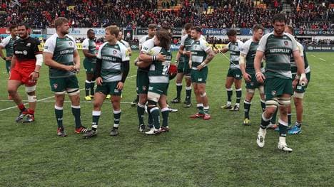 Die Leicester Tigers benahmen sich in einem Schnellrestaurant daneben