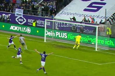 Ekstase! Aue feiert irren Last-Minute-Sieg