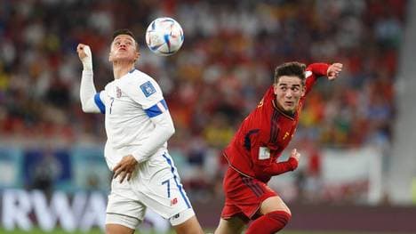 Costa Rica ging gegen Spanien baden