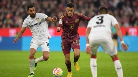 Die Gegenspieler sehen gegen Jamal Musiala häufig kein Land