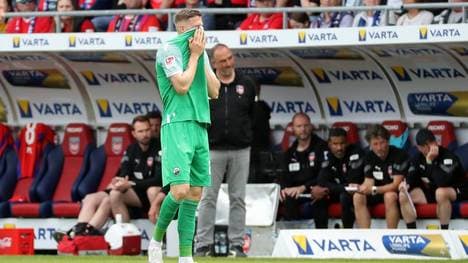 Enttäuschung bei Janik Bachmann: Sandhausen steigt aus der 2. Liga ab