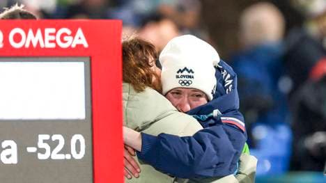Nika Prevc verpasste die Goldmedaille bei den Olympischen Winterspielen