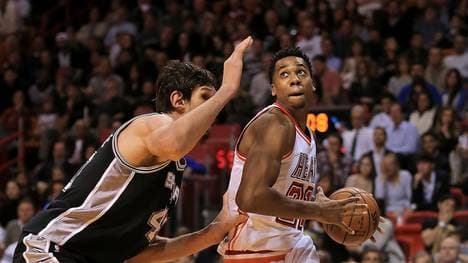 San Antonio Spurs v Miami Heat