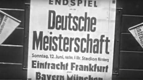 Die erste Meisterschaft der Bayern im Finale gegen Frankfurt digital aufgearbeit 