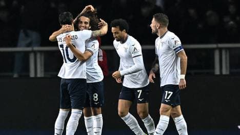 Lazio Rom feierte einen 2:0-Sieg bei Torino Calcio