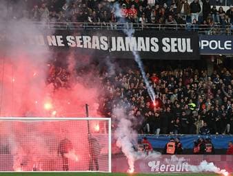 Feuer auf den Rängen: Spielabbruch in Frankreich