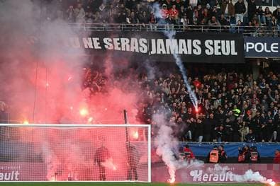 Feuer auf den Rängen: Spielabbruch in Frankreich