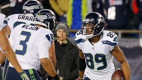 Russell Wilson (l.) fand Doug Baldwin (r.) für drei Touchdowns