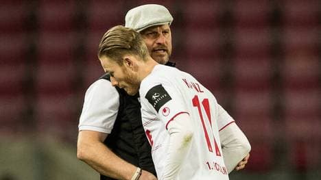 Steffen Baumgart tröstet Florian Kainz