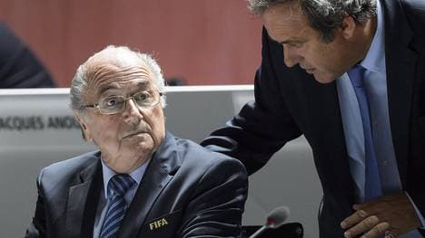 Blatter und Platini