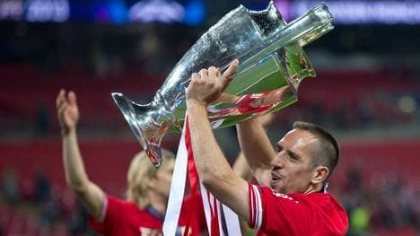 Franck Ribéry feiert 2013 mit dem Henkelpott den größten Erfolg seiner Karriere