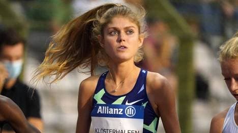 Konstanze Klosterhalfen überzeugte beim ersten Start des Jahres. 