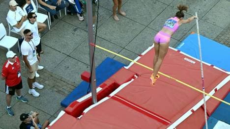 Johanna Duplantis im Wettkampf