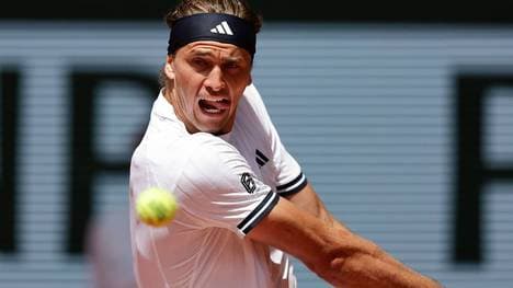 Alexander Zverev kämpft um den Einzug in die nächste Runde