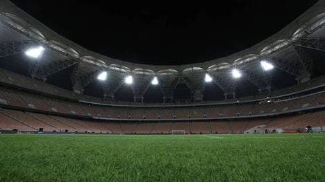Das King Abdullah Sports City Stadium befindet sich in Saudi-Arabien