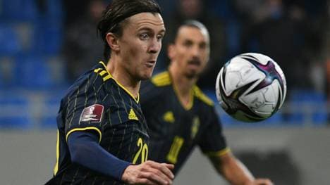 Kristoffer Olsson (vorne), hier im Jahr 2021