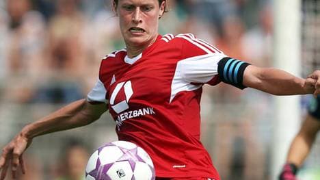 Kerstin Garefrekes traf doppelt für die Frankfurterinnen