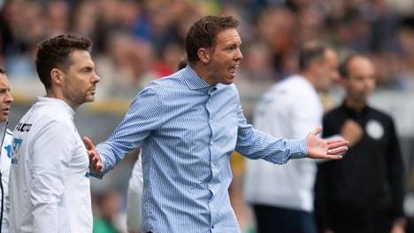 Julian Nagelsmann ist bekannt für seine impulsive Art an der Seitenlinie