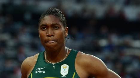 South Africa's silver medalist Caster Se