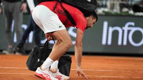 Novak Djokovic heizte mit seinem Abgang Spekulationen an