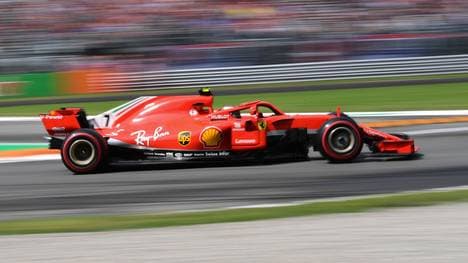 Kimi Räikkönen startet beim Großen Preis von Italien vor Sebastian Vettel und Lewis Hamilton von der Pole