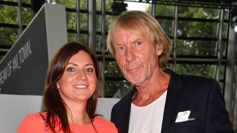 Carlo Thränhardt mit seiner Partnerin Stefanie Pregitzer