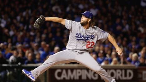 Clayton Kershaw von den Los Angeles Dodgers ist einer der Superstars bei den World Series der MLB