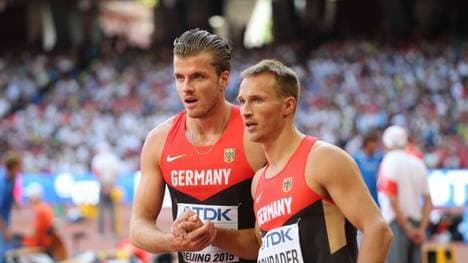 Rico Freimuth (l.) und Michael Schrader hatten häufig mit Verletzungen zu kämpfen