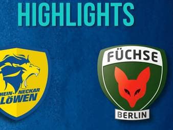 Die Highlights der Partie Rhein-Neckar Löwen gegen Füchse Berlin aus der Handball-Bundesliga im Video.