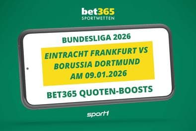 bet365 Wett Boosts: Frankfurt vs. Dortmund | Top-Quoten 16. Spieltag