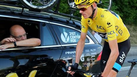 Dave Brailsford ist Teamchef beim Team von Tour-Leader Chris Froome.