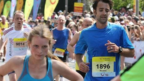 Nicolas Kiefer beim Hannover-Marathon 2013