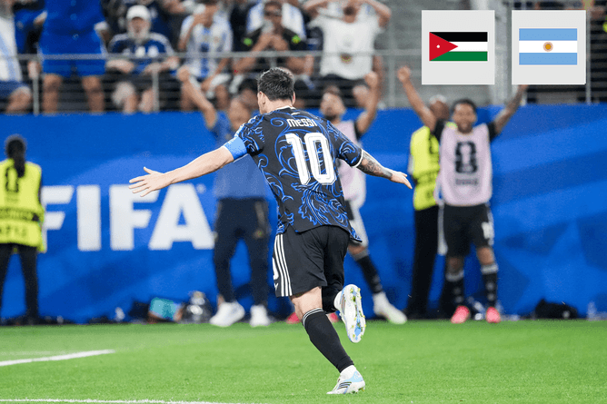 Messi-Freistoß lässt Argentinien jubeln
