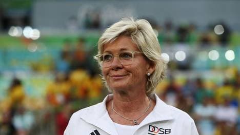 Silvia Neid führte die deutschen Frauen bei Olympia zu Gold