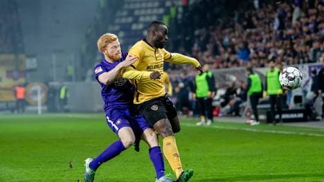 Dynamo Dresden feierte einen Sieg im Sachsenderby bei Erzgebirge Aue