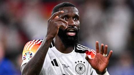 Antonio Rüdiger im Spiel gegen Dänemark 
