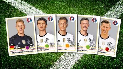 Panini hat den deutschen Kader für sein Sammelheft zusammengestellt