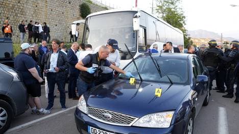 Die Polizei sicherte Beweisspuren in Ajaccio