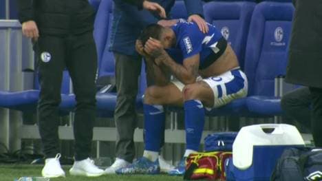 Rodrigo Zalazar kann die Tränen nicht zurückhalten