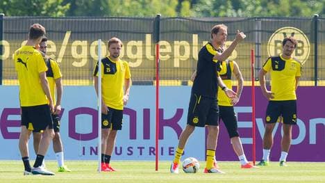 Thomas Tuchel beim BVB-Trainingsauftakt