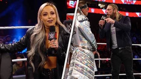 Liv Morgan schoss bei WWE RAW gegen Becky Lynch, Edge (r.) gegen The Miz