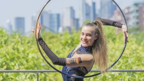 Setzt auf ihre Glücksbringer: Darja Varfolomeev