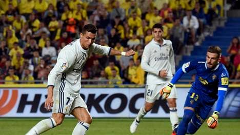 Cristiano Ronaldo spielte gegen Las Palmas schwach