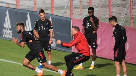 Dr. Holger Broich im Training an der Säbener Straße