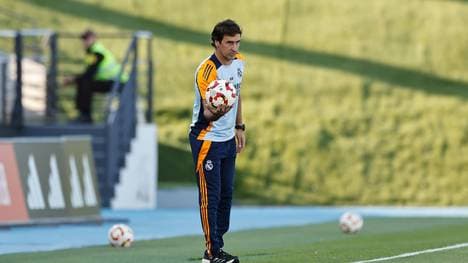 Raul bei einem Spiel von Castilla Mitte Mai. 